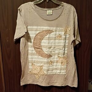 Jaded Gypsy Moon and Stars Graphic Tee